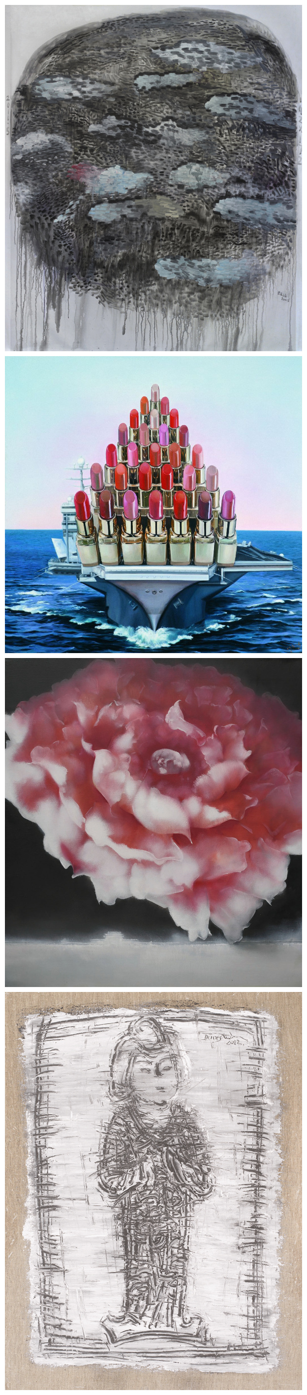 中国当代画家4人绘画作品展在意大利隆重开幕